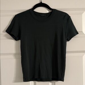 Brandy Melville Dark Hunter Green Baby Tee